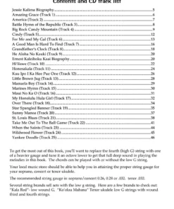 Hal Leonard Manuscript The Low G String Tuning Ukulele Book W/ CD