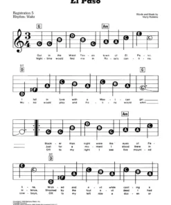 Crescendo Music EZ Play Country Connection Songs Piano Manuscript