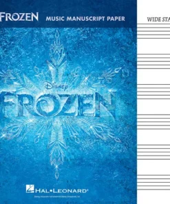 Hal Leonard Music Manuscript Book With Wide Staves - Frozen