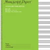 Hal Leonard Manuscript Spiral Bound 96 Pages 12 Staves