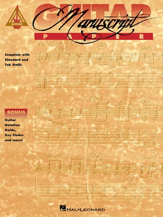 Hal Leonard Recorded Versions Guitar Tablature Manuscript Paper 3 Hal Leonard Recorded Versions Guitar Tablature Manuscript Paper
