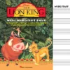 Hal Leonard Music Manuscript Book With Wide Staves - The Lion King