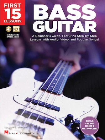 Crescendo Music FIRST 15 LESSONS BASS GUITAR BK/OLM 2 Crescendo Music FIRST 15 LESSONS BASS GUITAR BK/OLM