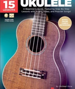 Crescendo Music FIRST 15 LESSONS UKULELE BK/OLM