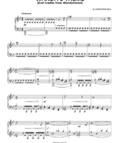 Crescendo Music WandaVision Manuscript