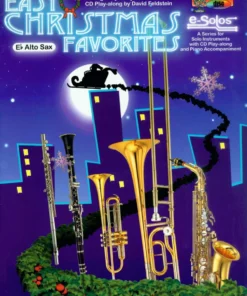 Crescendo Music Western Australia Manuscript Easy Christmas Favorites Asax Book/OA