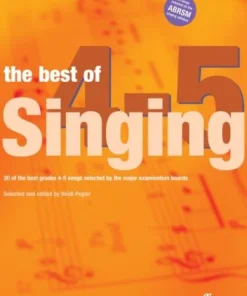 Crescendo Music Best Of Singing Grades 4-5 High Voice Book / CD