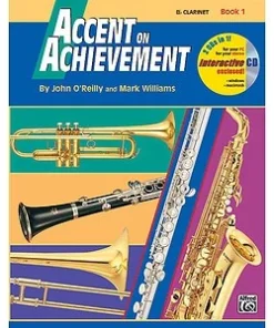 Alfred Accent On Achievement Clarinet Book
