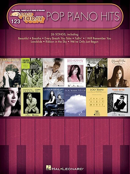 Hal Leonard Ez Play 123 Pop Piano Hits 3 Hal Leonard Ez Play 123 Pop Piano Hits