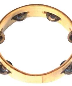 Crescendo Music 8 Inch Headless Tambourine With 6 Pair Of Jingles