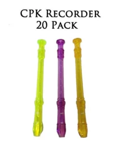 Crescendo Music School Descant /Soprano Recorders In Translucent Colours 20 Pack