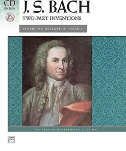 Alfred Bach Two-Part Inventions Book/Cd Manuscript