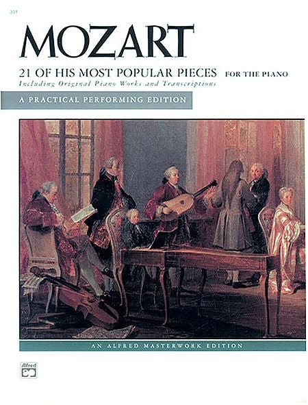 Alfred Manuscript Mozart 21 Of His Most Popular Pieces 3 Alfred Manuscript Mozart 21 Of His Most Popular Pieces
