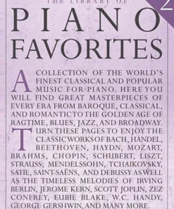 Crescendo Music The Library Of Piano Favourites 2 - Piano Solo Manuscript