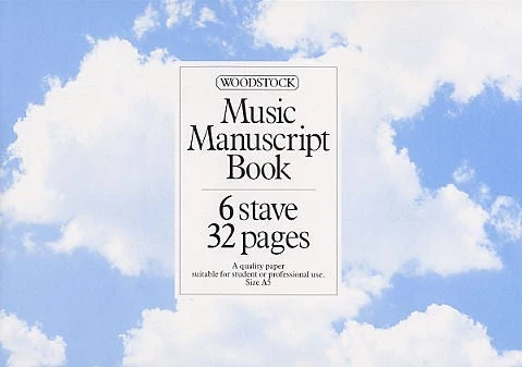 Crescendo Music Woodstock Music Manuscript Book 32 Pages 6 Staves 3 Crescendo Music Woodstock Music Manuscript Book 32 Pages 6 Staves