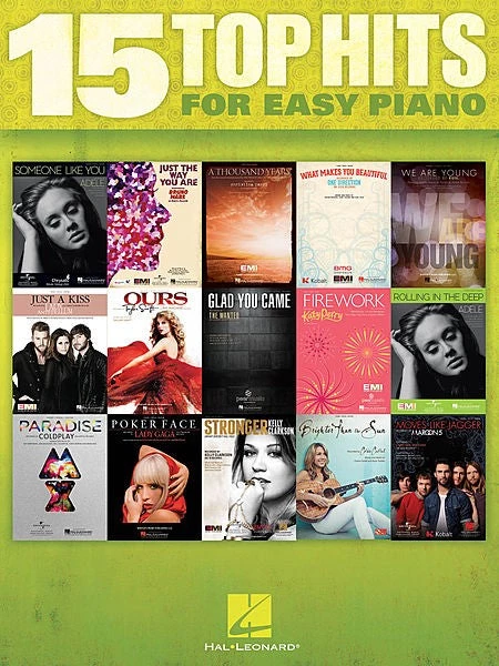 Hal Leonard Manuscript 15 Top Hits Easy Piano 3 Hal Leonard Manuscript 15 Top Hits Easy Piano
