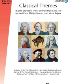 Crescendo Music Hal Leonard HLSPL Classical Themes With Audio Access Manuscript