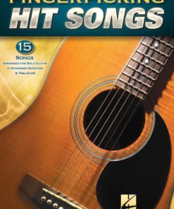 Hal Leonard Manuscript Fingerpicking Hit Songs Guitar