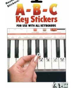Hal Leonard ABC Keyboard Stickers For Any Keyboard Manuscript