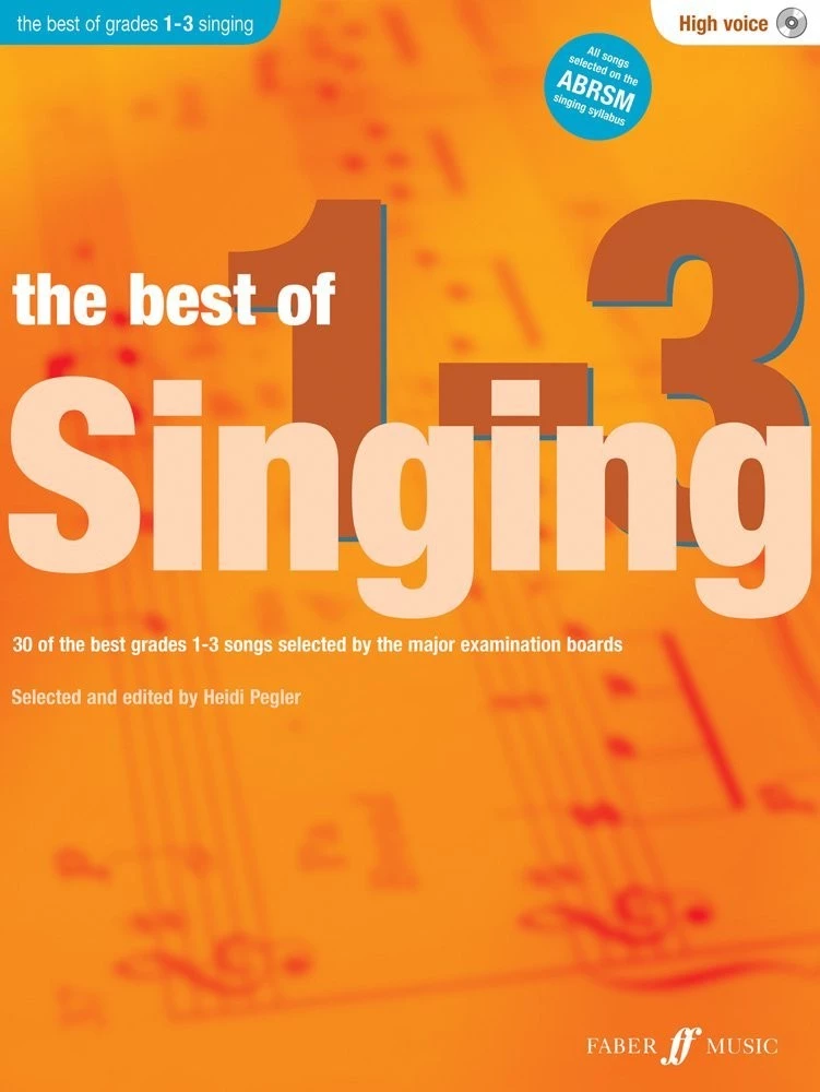 Crescendo Music Manuscript Best Of Singing Grades 1-3 High Voice Book / CD Heidi Pegler 3 Crescendo Music Manuscript Best Of Singing Grades 1-3 High Voice Book / CD Heidi Pegler