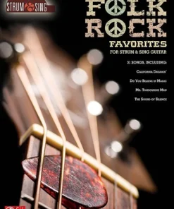Hal Leonard Folk Rock Favourites For Strum And Sing Guitar