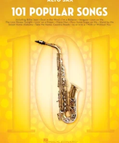Crescendo Music Manuscript 101 Popular Songs Book For Alto Saxophone