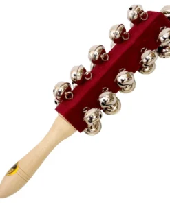 Crescendo Music Percussion 21 Sleigh Bells On Wooden Handle