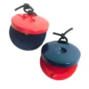 Crescendo Music Pair Of Red & Blue Wooden Finger Castanets Percussion