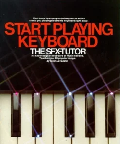 Crescendo Music Start Playing Keyboard SFX Music Book And Stickers Manuscript