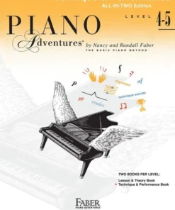 Crescendo Music Manuscript Piano Adventures All In Two : Technique & Performance