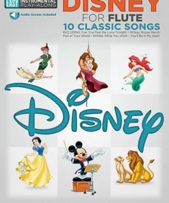 Crescendo Music Disney For Flute - Easy Play Along Online Audio