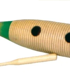 Crescendo Music Large Wooden Fish Guiro Percussion
