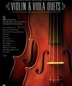 Hal Leonard Manuscript Big Book Of Violin & Viola Duets
