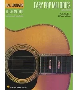 Hal Leonard Manuscript Easy Pop Melodies For Guitar