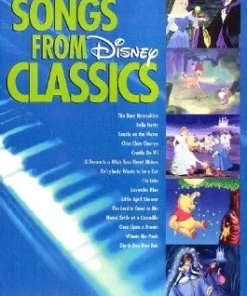 Hal Leonard Manuscript Songs From Disney Classics Big-Note Piano