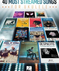 Hal Leonard Manuscript 40 Most Streamed Songs For Ukulele
