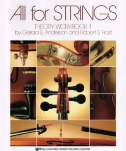Crescendo Music All For Strings Theory Workbook - Cello