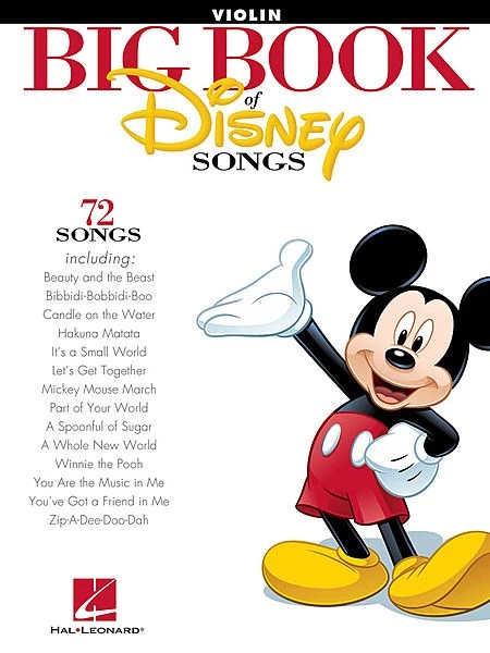 Hal Leonard Big Book Of Disney Songs Violin Manuscript 3 Hal Leonard Big Book Of Disney Songs Violin Manuscript