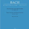 Crescendo Music Manuscript Bach - Three Sonatas And Partitas
