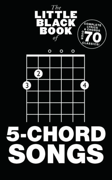 Crescendo Music Manuscript Little Black Book Of 5-Chord Songs Guitar 3 Crescendo Music Manuscript Little Black Book Of 5-Chord Songs Guitar