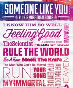 Crescendo Music Manuscript Learn To Play Someone Like You Plus15 More Great Songs