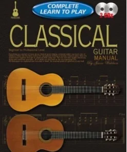 Progressive Books Manuscript Complete Learn To Play Classical Guitar Manual