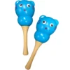 Crescendo Music Blue Bear Maracas With Handles Percussion