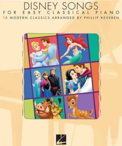 Hal Leonard Manuscript Disney Songs For Easy Classical Piano
