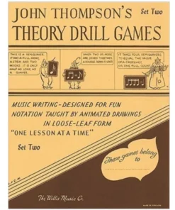 Crescendo Music Manuscript Theory Drill Games John Thompson