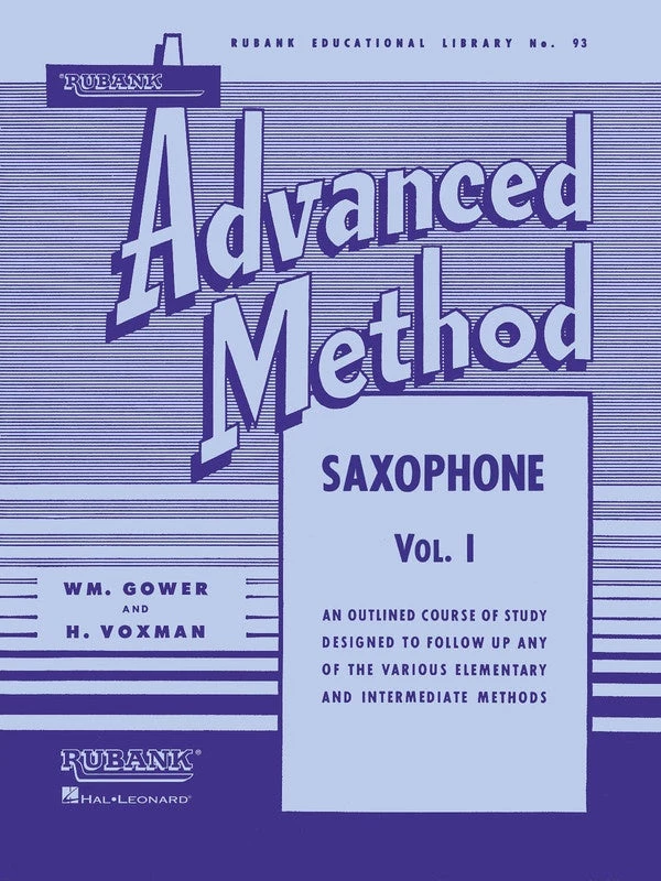 Crescendo Music Rubank Advanced Method - Saxophone Vol. 1 Manuscript 3 Crescendo Music Rubank Advanced Method - Saxophone Vol. 1 Manuscript