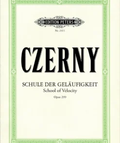 Crescendo Music Czerny School Of Velocity Op. 299 Peters Edition Manuscript
