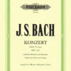 Hal Leonard BACH Concerto No. 5 BWV 1056 F Min