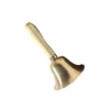 Crescendo Music Percussion QEP Music Brass Hand Bell With Wooden Handle SMALL