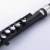 Crescendo Music Woodwind NUVO Student Flute Black/Silver